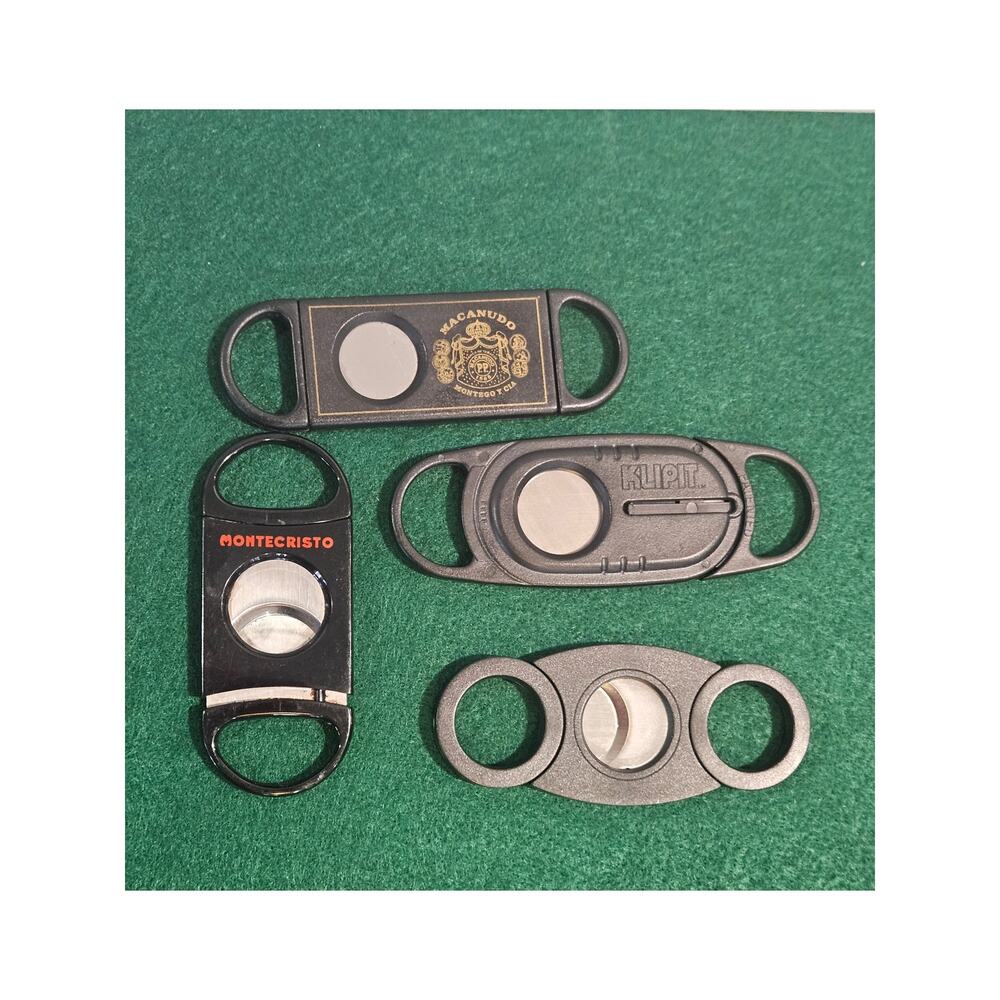 Set of four Blade Guillotine Cigar Cutters